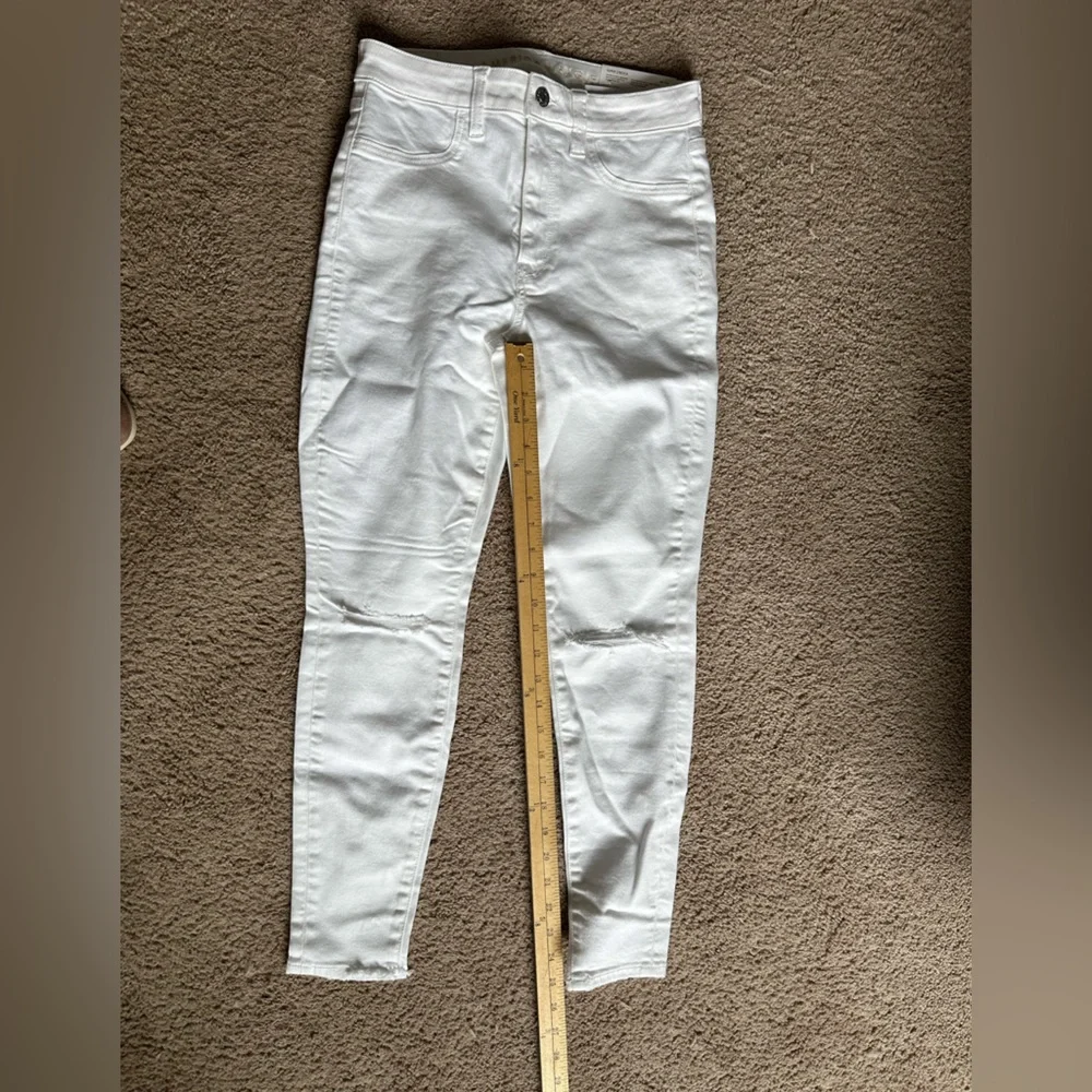 American Eagle Outfitters White Women's Jeggings - Picture 5 of 6